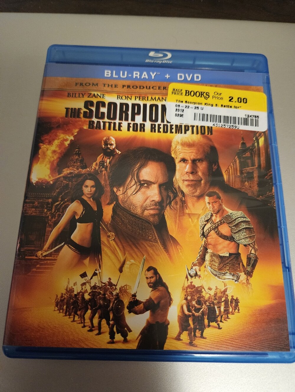 Blu-ray + DVD The Scorpion King 3: Battle for Redemption